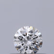 0.25 carat Round diamond E IF Excellent
