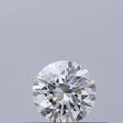0.24 carat Round diamond F IF Excellent