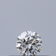0.18 carat Round diamond F IF Excellent