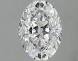 1.00 carat Oval diamond D SI1 