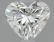0.82 carat Heart diamond F SI1 