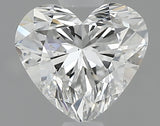 0.82 carat Heart diamond F SI1 