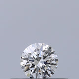 0.19 carat Round diamond E VVS1 Excellent