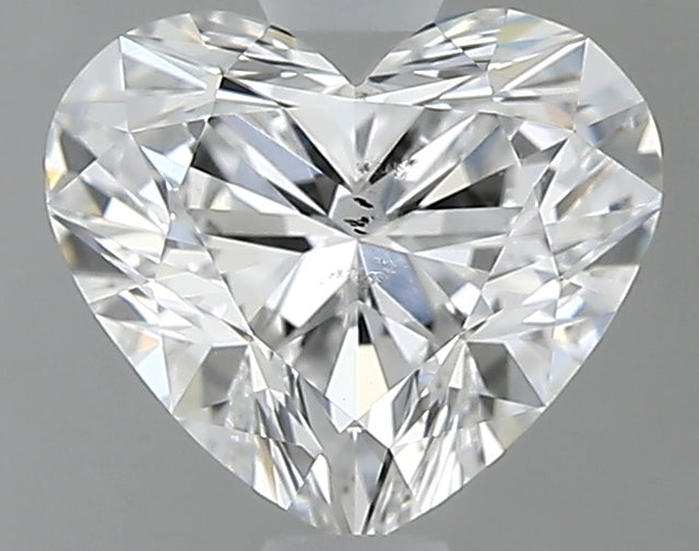 0.88 carat Heart diamond E SI2 