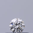 0.19 carat Round diamond D IF Excellent