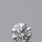 0.18 carat Round diamond D  VVS2 Excellent