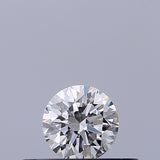 0.22 carat Round diamond E VVS2 Excellent