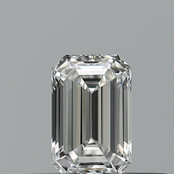 0.25 carat Emerald diamond E VVS2 