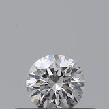 0.22 carat Round diamond F  VVS1 Excellent