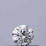 0.21 carat Round diamond E VVS2 Excellent