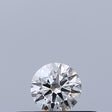 0.18 carat Round diamond E IF Excellent