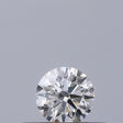 0.18 carat Round diamond E VVS1 Excellent