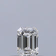 0.23 carat Emerald diamond F VVS1 
