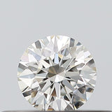 0.21 carat Round diamond H  VVS1 Excellent