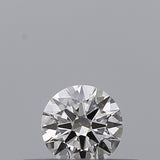 0.18 carat Round diamond D  VVS2 Excellent