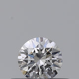 0.25 carat Round diamond E  VVS2 Excellent