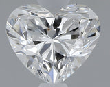 0.71 carat Heart diamond D  VVS1 Excellent