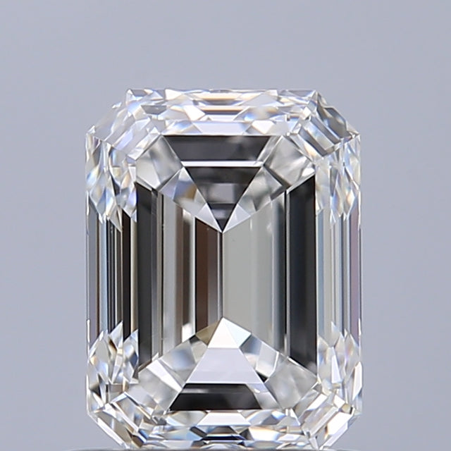 1.01 carat Emerald diamond F VVS2 