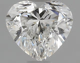 0.60 carat Heart diamond H VVS2 