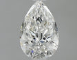 0.60 carat Pear diamond F VVS2 