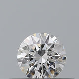 0.21 carat Round diamond D  VVS2 Excellent