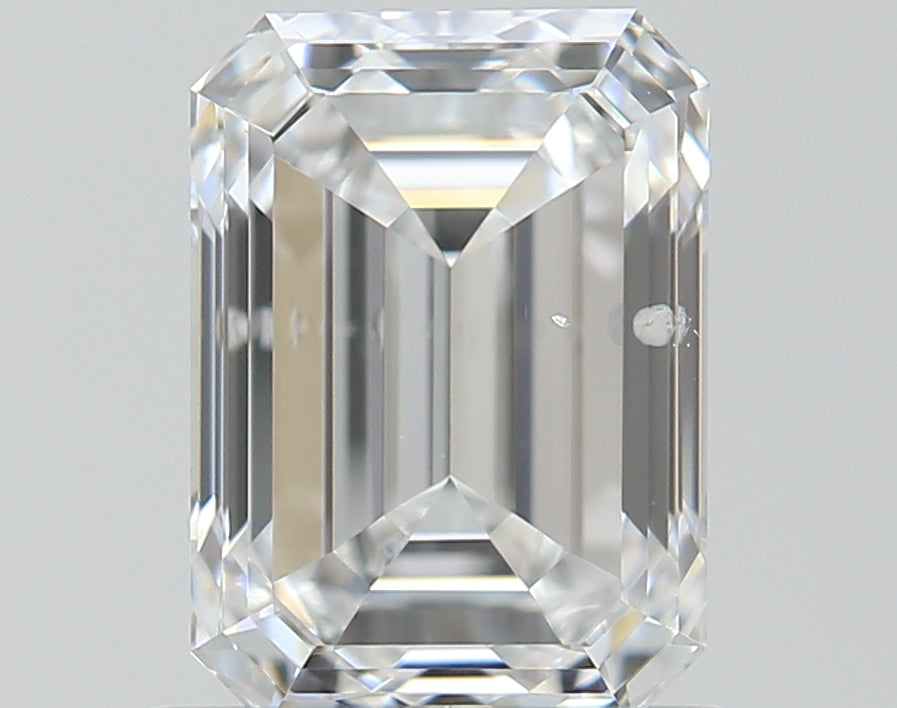 1.00 carat Emerald diamond D SI2 