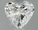 0.60 carat Heart diamond F VVS2 