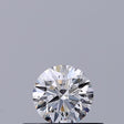 0.24 carat Round diamond F VVS2 Excellent