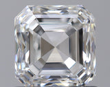 0.93 carat Asscher diamond F VVS2 