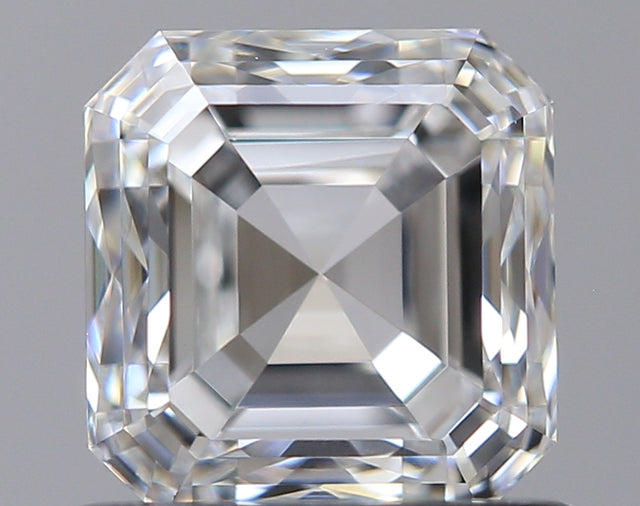 0.93 carat Asscher diamond F VVS2 