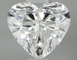 0.60 carat Heart diamond F SI2 