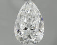 0.50 carat Pear diamond E VVS2 