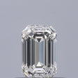 0.42 carat Emerald diamond I IF 