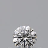 0.21 carat Round diamond F  IF Excellent