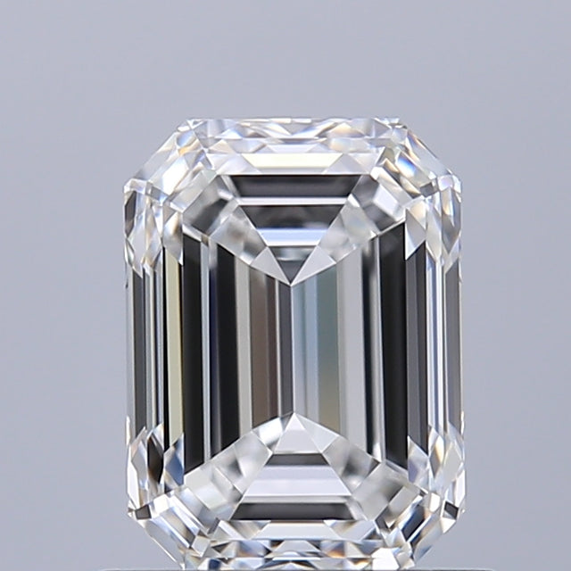 1.01 carat Emerald diamond E VVS2 