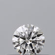 0.21 carat Round diamond D VVS2 Excellent