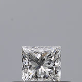 0.23 carat Princess diamond E VVS2 