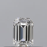 0.23 carat Emerald diamond D VS2 