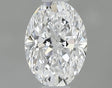0.40 carat Oval diamond D SI1 
