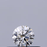 0.21 carat Round diamond H VVS2 Excellent