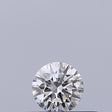0.19 carat Round diamond G VVS1 Excellent