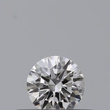 0.19 carat Round diamond F  IF Excellent