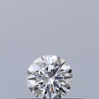 0.18 carat Round diamond D VVS1 Excellent
