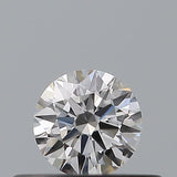 0.23 carat Round diamond D VVS2 Excellent