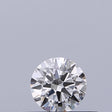 0.24 carat Round diamond E VVS1 Excellent