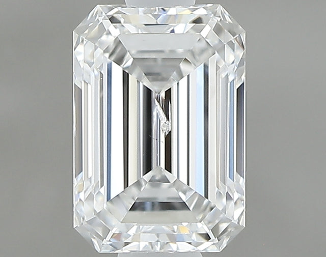0.70 carat Emerald diamond E SI2 