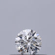 0.19 carat Round diamond E VVS1 Excellent