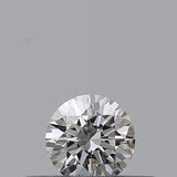 0.18 carat Round diamond F  VVS2 Excellent