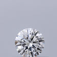 0.25 carat Round diamond E VVS1 Excellent