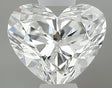 0.38 carat Heart diamond I IF 